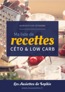 Liste de recettes ceto et lowcarb gratuite