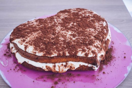 Gateau d'anniversaire tiramisu ceto