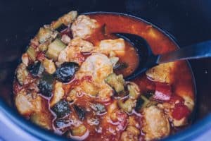 Poulet basquaise céto