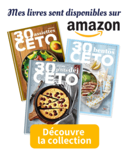 Livres céto disponibles sur Amazon et dans toutes les librairies