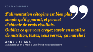 Anne témoigne, 15kg perdu avec l'alimentation cétogène