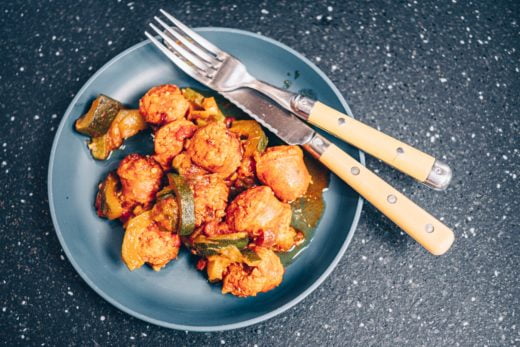 Recette céto rougaïl saucisse