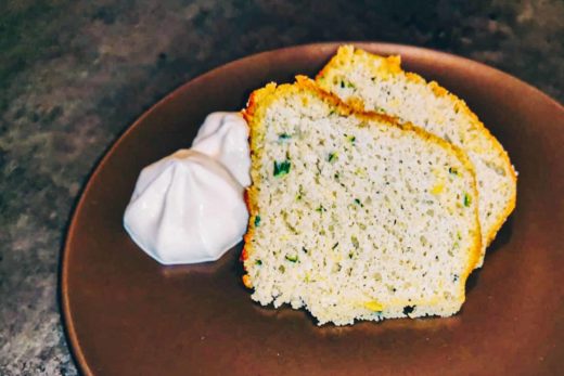 gateau céto courgettes agrumes