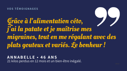 Avis alimentation cétogène keto lowcarb Annabelle