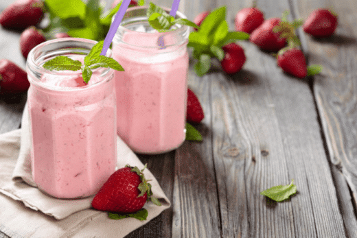 Smoothie et glaces céto