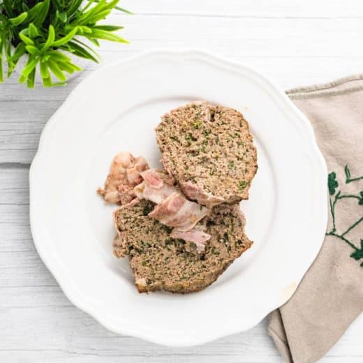 Pain de viande cétogène aux épinards
