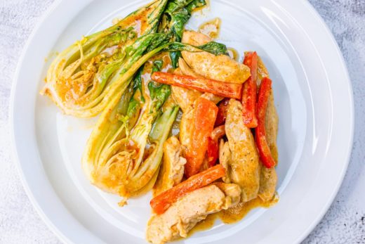 Recette céto poulet curry