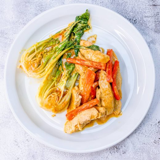 Recette céto poulet curry